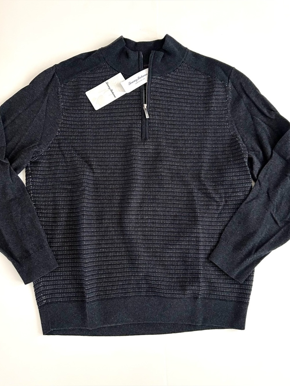 (NWT) Tommy Bahama Seaport Half Zip Sweater - Size L - Mens